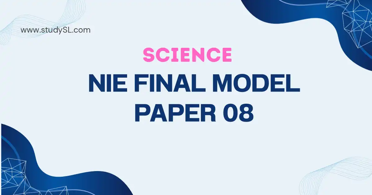 tamil medium science model paper