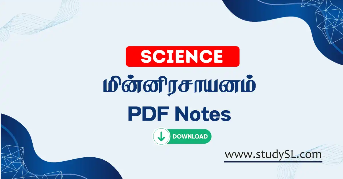 Grade 11 Unit 12 Science Notes (Tamil Medium)