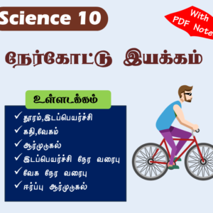 நேர்கோட்டு இயக்கம் - (முழு அலகு விளக்கம்,கடந்த கால வினாப்பத்திர கலந்துரையாடல்)