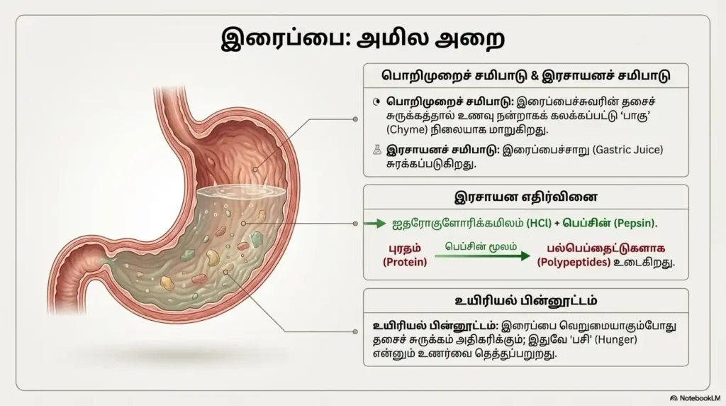 digetion tamil medium